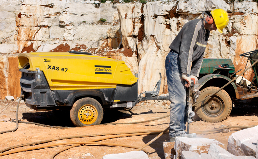 Motocompresoare portabile Atlas Copco